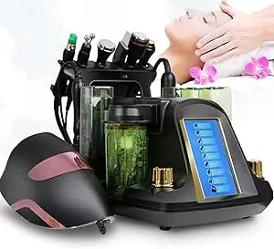 2025 New Multifunctional Hydro Oxygen Machine W/ 8 Probes & 1 Mask, 80kpa Hydro Oxygen Machine - 7-Inch Touch Screen, for Home & Beauty Salon Spa Care Device