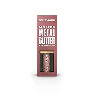 BEAUTYBLVD Molten Metal Glitter Eyeshadow | Metallic Eyeshadow for Eyes | Highly Pigmented Glitter Eyeshadow | Cruelty Free (Seraphina)