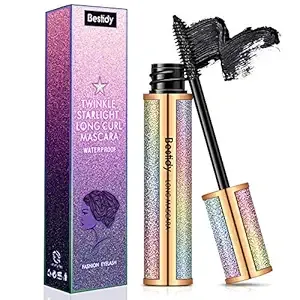 Bestidy 4D Silk Fiber Lash Mascara - Natural Waterproof, Smudge-proof, Thickening & Lengthening, No Clumping, Lasts All Day