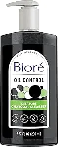 Biore Deep Pore Charcoal Cleanser, 200 ml