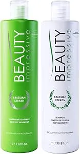 Brazilian blowout Kit -Keratin - Beauty Impressive - 2 X 1000 ml