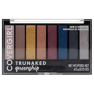 COVERGIRL TruNaked Queenship Eyeshadow Palette, 8 Shades, Flawless Look, 1 Pack , Matte , Shimmer , Lush , Smooth, Blendable, Rich Payout