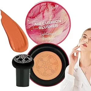 Cushion Blush | Make up Blush - Long-Lasting Beauty Cosmetics Contour for Holiday Festive Night Wedding Daily Everyday