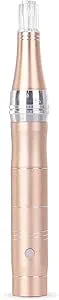 DAM Micro Needle Facial Beauty Pencil Three Speed Rechargeable Battery 2.2 x 2.2 x 15 cm Colour: Gold