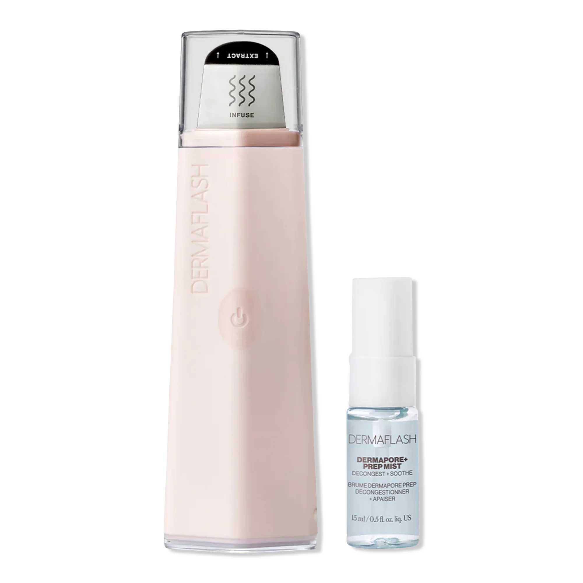 DERMAPORE+ Ultrasonic Pore Extractor & Serum Infuser - Blush