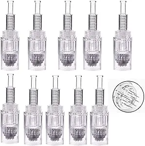 Disposable screw - type microneedle cartridges for beauty pens. Pack of 10, with 12 - pin Made of high - purity stainless steel, in sanitary sealed packaging (10Pcs 12Pin)