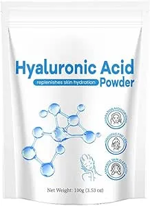 Hyaluronic Acid Powder, Hyaluronic Acid Face Powder, Trace Ingredients Water-Soluble Moisturizing And Hydrating For Various Skin Types