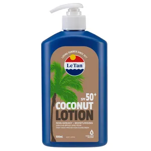Le Tan Coconut Sunscreen Lotion SPF 50+ 500mL