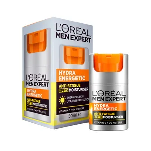 L'Oréal Paris Men Expert Hydra Energetic Anti-Fatigue Men's Facial Moisturiser with Vitamin C and SPF15 50mL