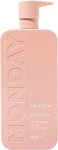 MONDAY HAIRCARE Smooth Shampoo 800ml | Cruelty-Free, SLS & Paraben Free | Dermatologically Tested | For Frizzy Hair, With Shea Butter for Hair Nourishment