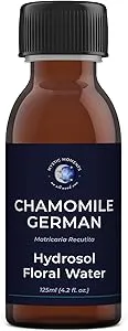 Mystic Moments | German Chamomile Natural Hydrosol Floral Water 125ml | Perfect for Skin, Face, Body & Homemade Beauty Products Vegan GMO Free