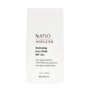 Natio Ageless Hydrating Face Fluid SPF 50+ 60mL