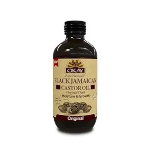 Okay Black Jamaican Castor Oil Original Dark 4oz / 118ml