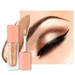 Oulac Liquid Eyeshadow: Metallic, Shimmery, Full Coverage, Vegan & Cruelty-Free. One-Swipe, Quick-Drying, Crease-Resistant Formula. (09)