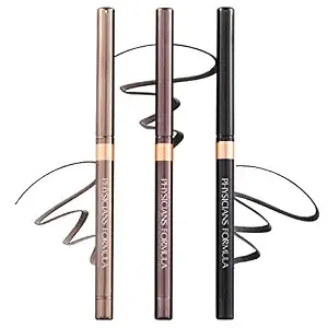 Physicians Formula Shimmer Eyeliner Pencil Set Of 3, Black, Dark Brown, Brown, Custom Eye Enhancing Eyeliner Trio, Dermatologist Approved