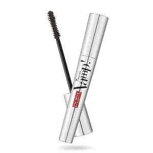 PUPA Milano Vamp! Exceptional Volumizing & Lengthening Mascara for Women - Defining, Curling Lifted Eyelashes for Length -Long Lasting Smudge Proof Makeup - Hypoallergenic Formula -100 Black, 0.183 oz