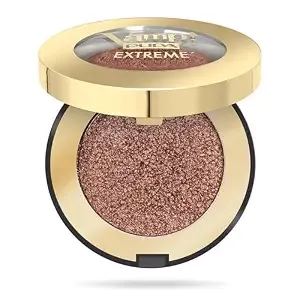 PUPA Milano Vamp! Extreme Eyeshadow 005 Extreme Bronze - Creamy Powder Shadow With Intense, Metallic Finish - Create Stunning, Smokey, Shimmer Eye Looks - Blendable, High Pigment Formula - 0.088 oz