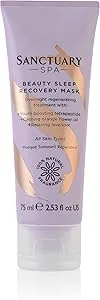 Sanctuary Spa Face Mask, Leave On Beauty Sleep Recovery with Lavendar, Vegan, 75 ml