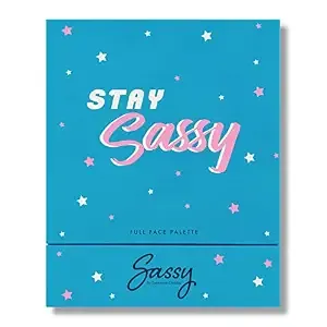 Sassy by Savannah Chrisley Stay Sassy Full Face Palette - Eyeshadows and Sculpting, Highlight, and Blush Powders - Essential Makeup Products - Creates Professional Cosmetic Looks - 1 pc