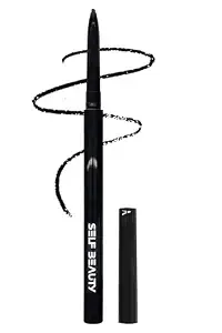 self beauty Ultra Slim Waterproof Gel Eyeliner - Easy Retractable Pencil Waterproof Smudge Proof & Long Lasting - Korean Eyeliner Gel Pen