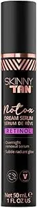 Skinny Tan Notox Retinol Dream -Overnight Gradual Fake Tan Serum, Face Fake Tan with Anti-Ageing Retinol Serum for Natural Glow, Vegan & Cruelty-Free Skincare - 50ml