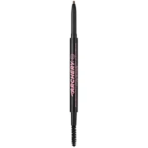 Soap & Glory Archery Brow Precision Pencil & Brush - Eyebrow Pencil for Shaping + Defining Eyebrows - Eye Brow Brush & Pencil For Full, Natural Look - Brown (1 count)