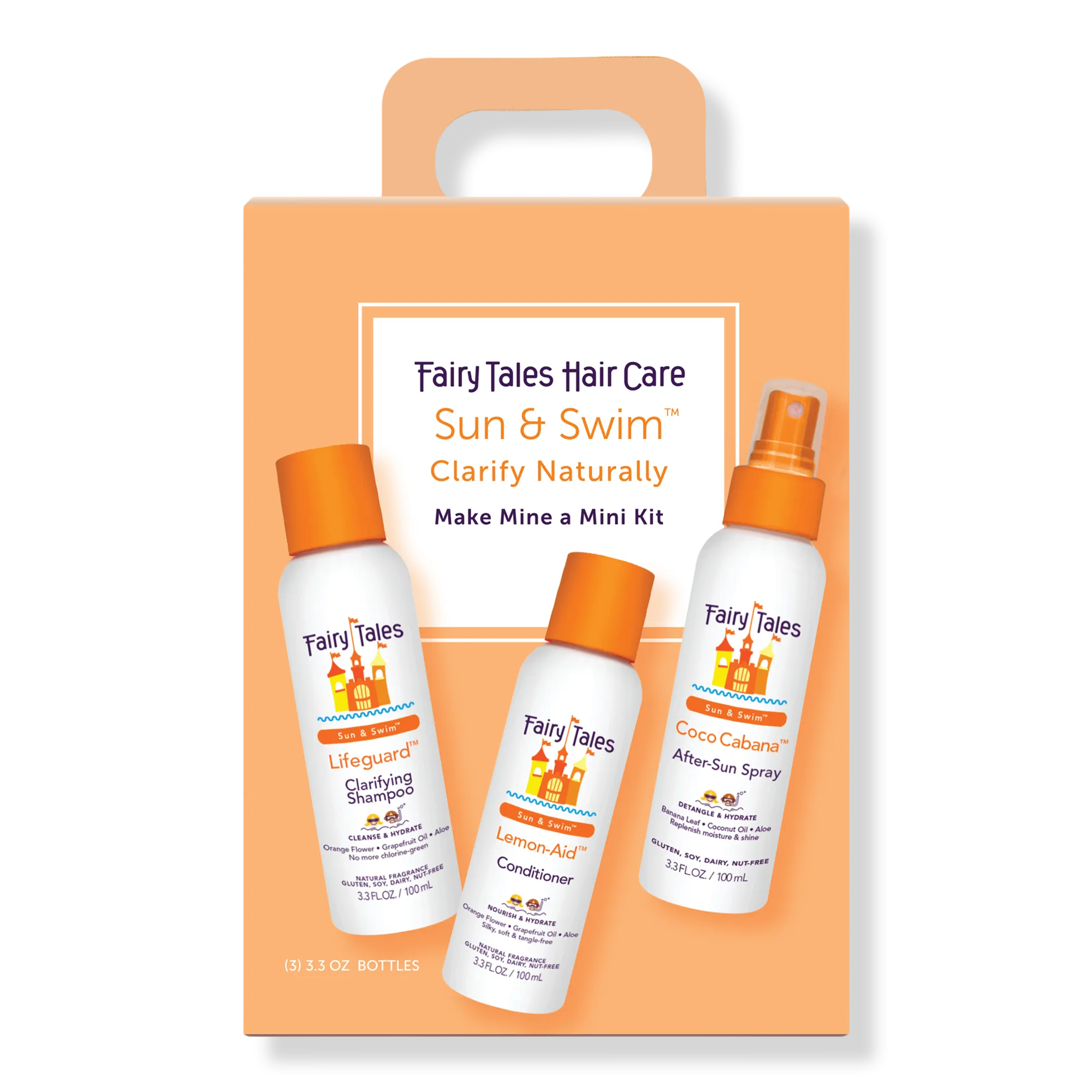 Swim Shampoo, Conditioner & Spray Travel Pack
