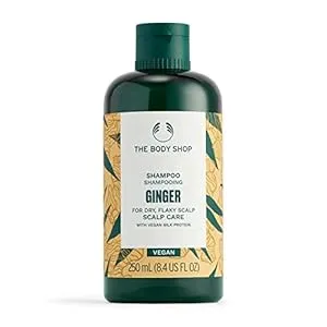 The Body Shop Ginger Scalp Care Shampoo – For Dry, Flaky Scalp – With Vegan Silk Protein – 250ml