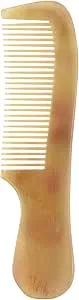 Uxsjakjsd Professional Beauty Ox Horn Hair Comb Brush Spa Massage Salon