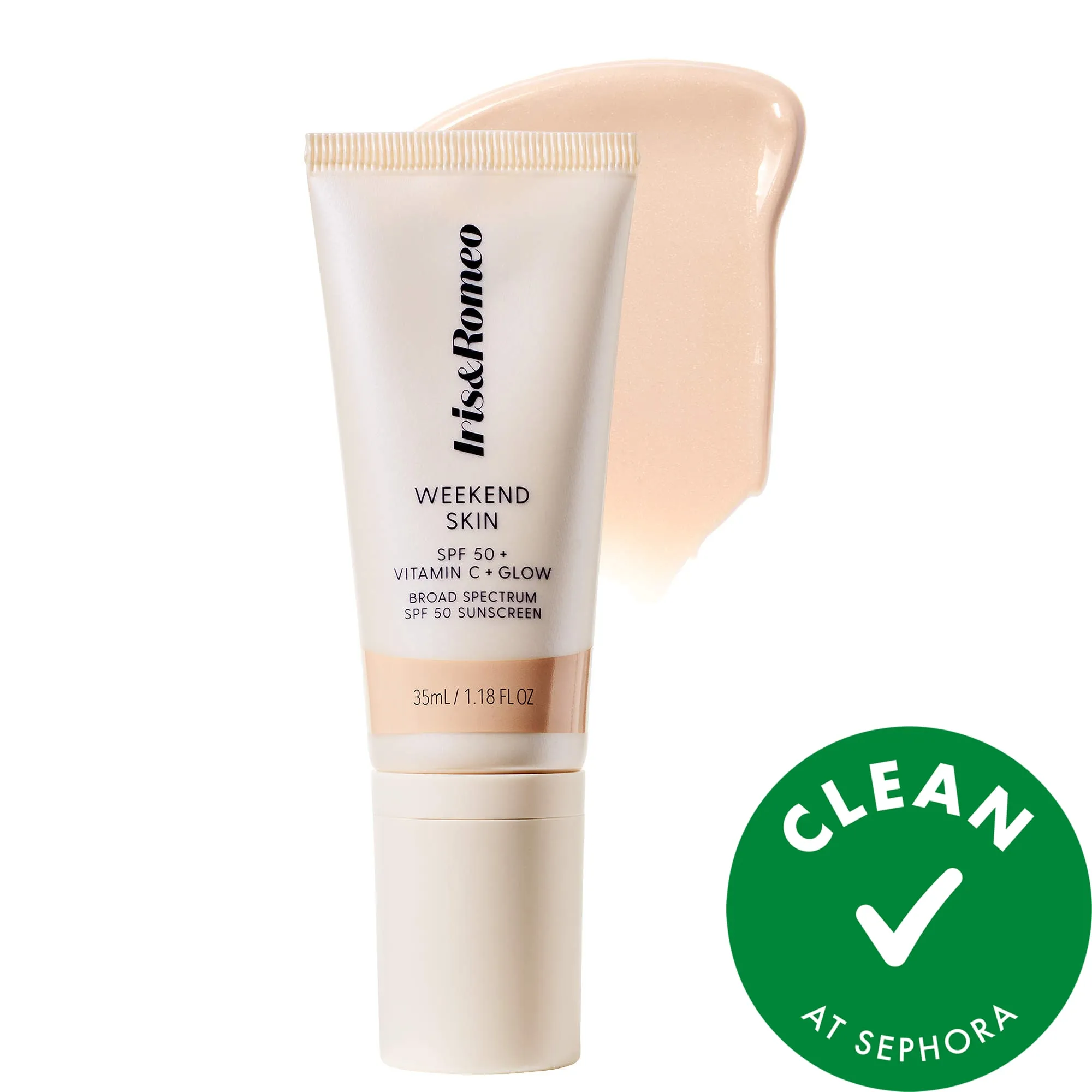 Weekend Skin SPF 50 Instant Glow Tinted Mineral Sunscreen with Vitamin C + Niacinamide